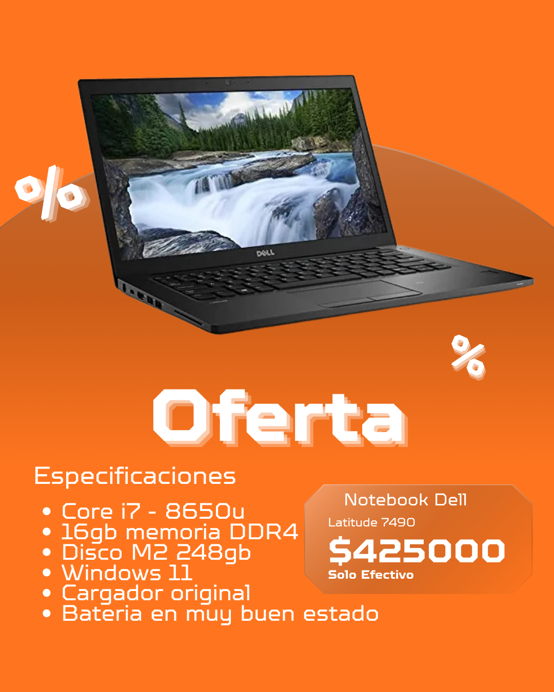 Oferta - Notebook Dell Latitude 7490